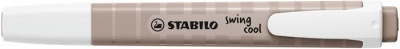 Szövegkiemelő, 1-4 mm, STABILO "Swing cool NatureCOLORS", melegszürke